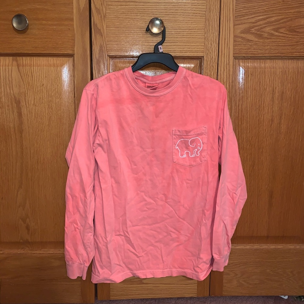 Ivory Ella Pink Long Sleeve with Pocket